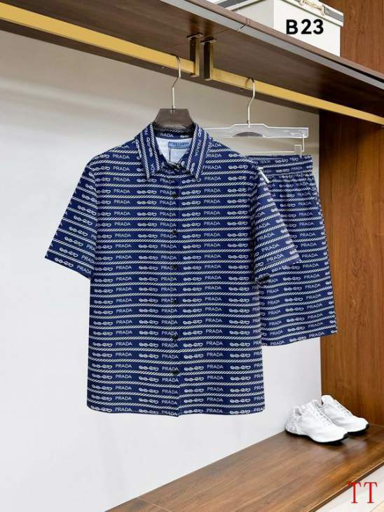 Picture of Prada Shirt Pant Suits _SKUPradaM-3XL20tr30924285